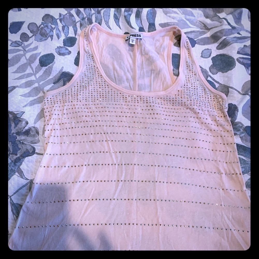 Express Sparkle Tank Top Size Extra Small